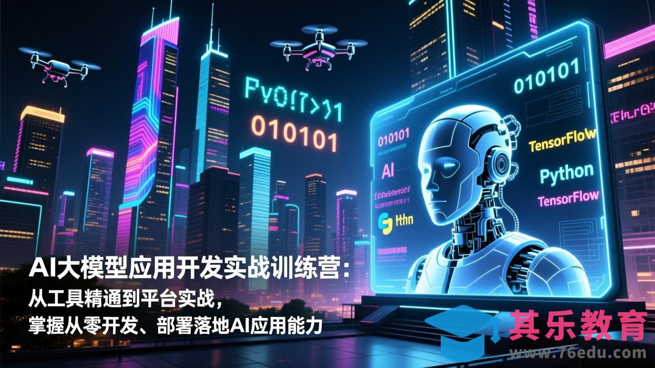 AI大模型应用开发实战训练营:从工具精通到平台实战,掌握从零开发、部署落地AI应用能力-第1张图片-我要自学网 AI大模型应用开发实战训练营:从工具精通到平台实战,掌握从零开发、部署落地AI应用能力-第1张图片-我要自学网