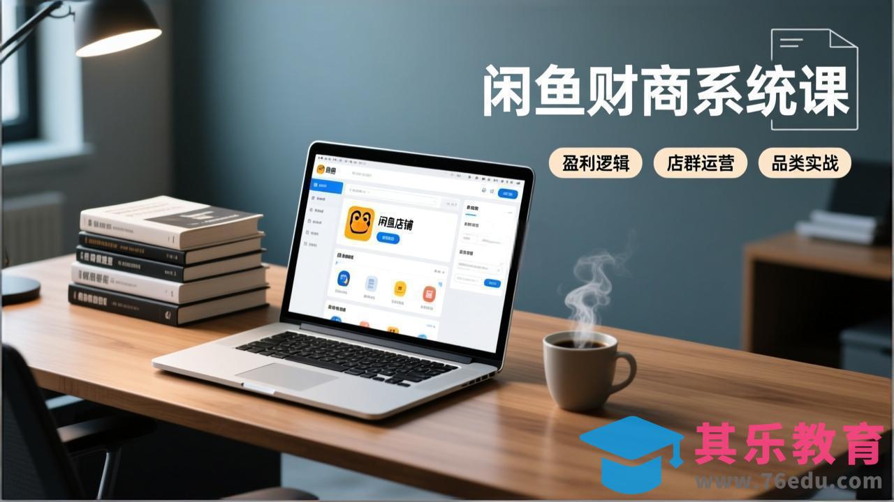闲鱼财商系统课：从盈利逻辑、店群运营到品类实战，实现稳定月入过万-第1张图片-我要自学网