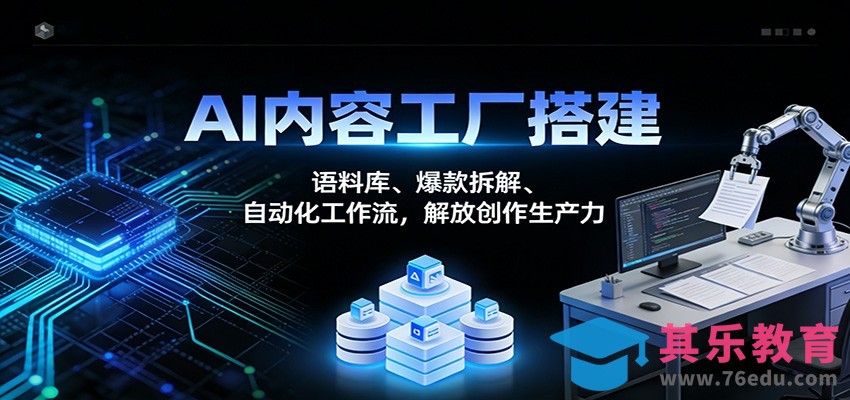 AI内容工厂搭建：语料库、爆款拆解、自动化工作流，解放创作生产力-第1张图片-我要自学网