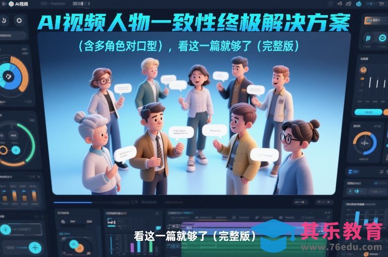 AI视频人物一致性终极解决方案(含多角色对口型)，看这一篇就够了(完整版)-第1张图片-我要自学网