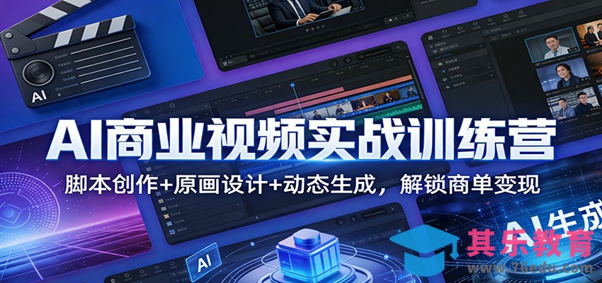 AI商业视频实战训练营：脚本创作+原画设计+动态生成，解锁商单变现-第1张图片-我要自学网