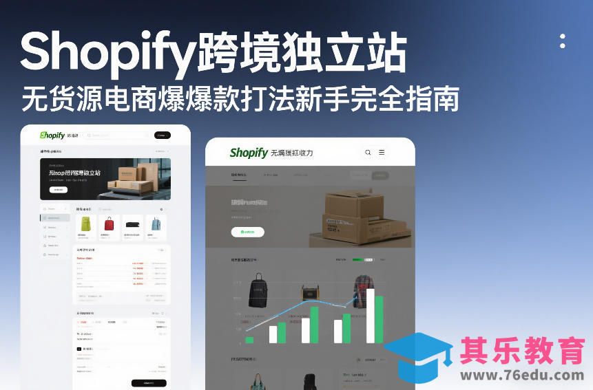 Shopify跨境独立站无货源电商爆款打法新手完全指南-第1张图片-我要自学网
