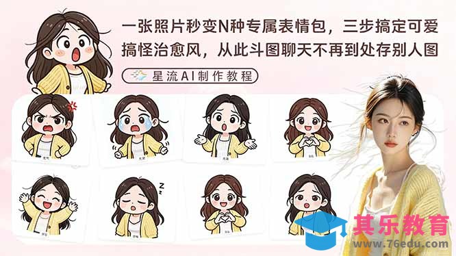 一张照片秒变N种专属表情包,三步搞定可爱搞怪治愈风,从此斗图聊天不再到处存别人图-第1张图片-我要自学网 一张照片秒变N种专属表情包,三步搞定可爱搞怪治愈风,从此斗图聊天不再到处存别人图-第1张图片-我要自学网