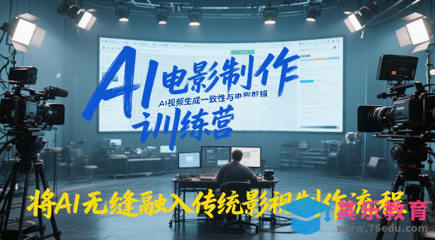 AI电影制作训练营,掌握AI视频生成一致性与电影剪辑,将AI无缝融入传统影视制作流程-第1张图片-我要自学网 AI电影制作训练营,掌握AI视频生成一致性与电影剪辑,将AI无缝融入传统影视制作流程-第1张图片-我要自学网
