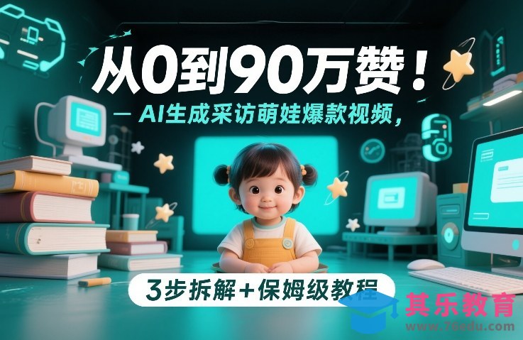 从0到90万赞：AI生成采访萌娃爆款视频，3步拆解+保姆级教程-第1张图片-我要自学网
