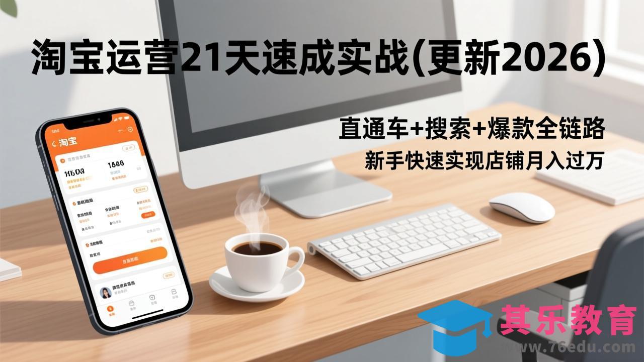 淘宝运营21天速成实战(更新3月-第1张图片-我要自学网