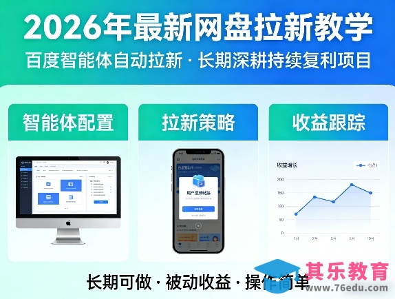 2026年最新网盘拉新教学(百度智能体自动拉新),一个可以长期深耕、持续复利的项目-第1张图片-我要自学网