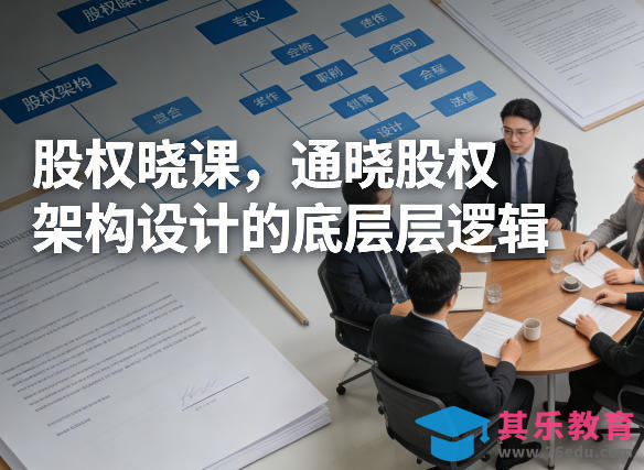 股权晓课，通晓股权架构设计的底层逻辑-第1张图片-我要自学网