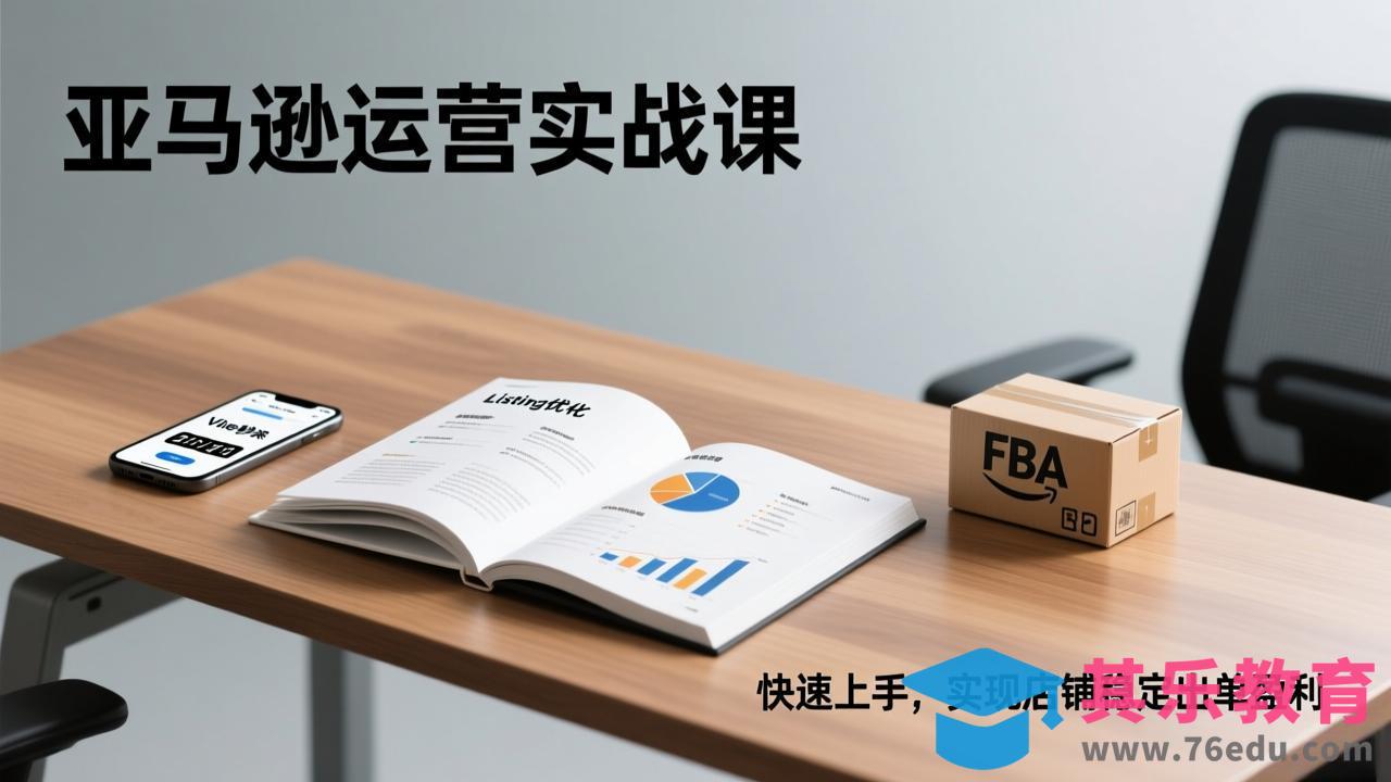 亚马逊运营实战课，Listing优化、Vine秒杀、FBA发货，快速上手，实现店铺稳定出单盈利-第1张图片-我要自学网