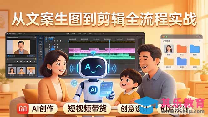 原创 AI 剧情短视频带货：AI+家庭剧情+带货广告，从文案生图到剪辑全流程实战-第1张图片-我要自学网