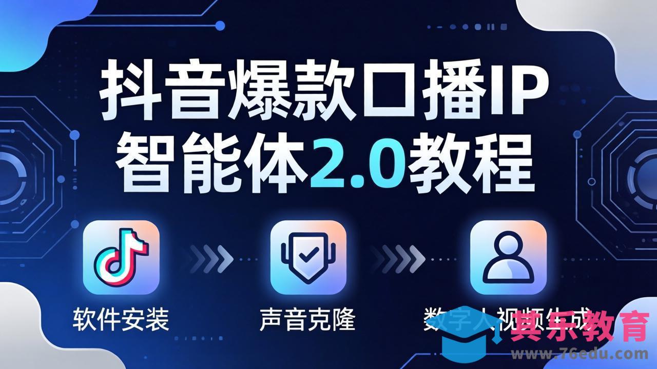 抖音爆款口播IP智能体2.0教程，软件安装+声音克隆+数字人视频生成全套实操教学-第1张图片-我要自学网