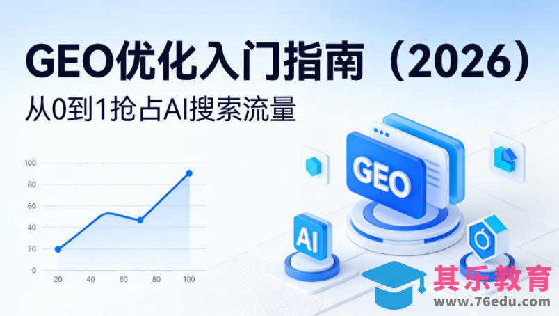 【最新】GEO优化入门指南(2026),从0到1抢占AI搜索流量-第1张图片-我要自学网 【最新】GEO优化入门指南(2026),从0到1抢占AI搜索流量-第1张图片-我要自学网