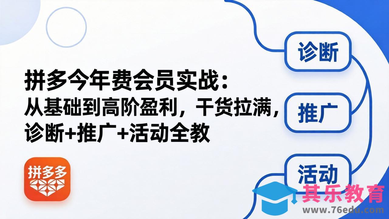 拼多多年费会员实战(更新26年4月20-第1张图片-我要自学网