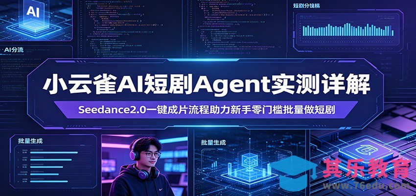 小云雀AI短剧Agent实测详解：Seedance2.0一键成片流程助力新手零门槛批量做短剧-第1张图片-我要自学网