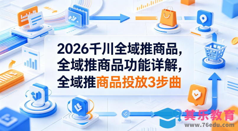 2026千川全域推商品，全域推商品功能详解，全域推商品投放3步曲-第1张图片-我要自学网