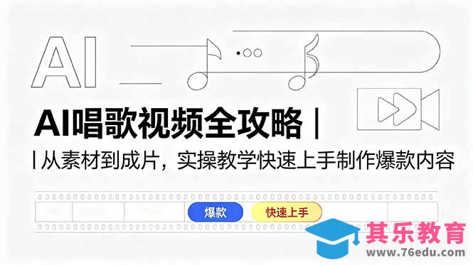 AI唱歌视频全攻略｜从素材到成片，实操教学快速上手制作爆款内容-第1张图片-我要自学网