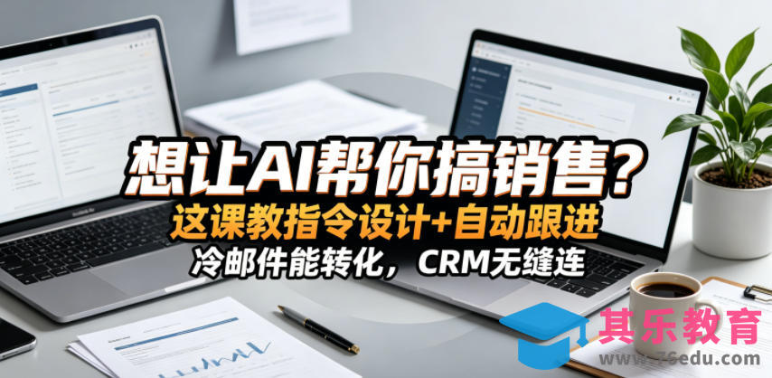 想让AI帮你搞销售？这课教指令设计+自动跟进，冷邮件能转化，CRM无缝连！【原创双语字幕】-第1张图片-我要自学网