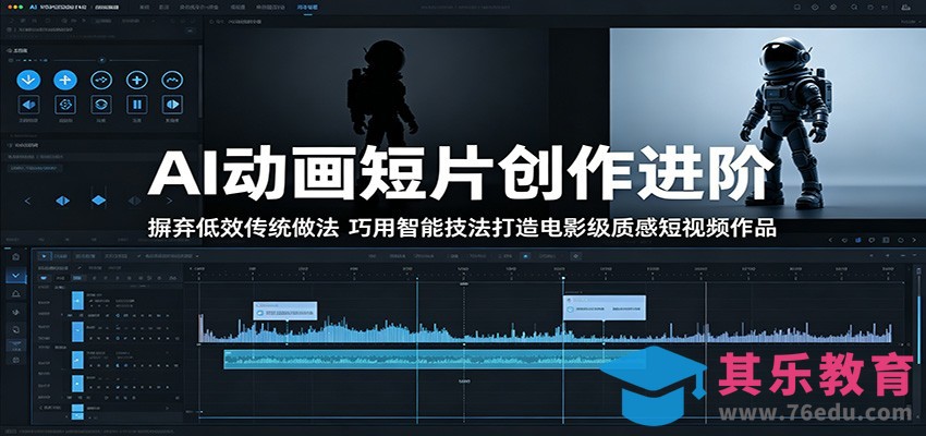 AI动画短片创作进阶：摒弃低效传统做法，巧用智能技法打造电影级质感短视频作品-第1张图片-我要自学网