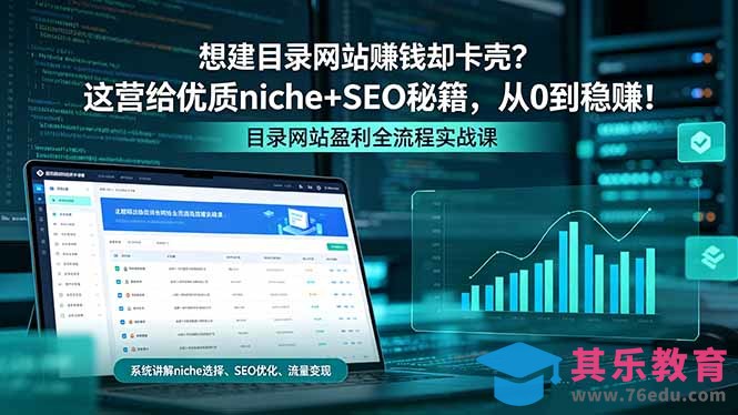 想建目录网站赚钱却卡壳？这营给优质 niche+SEO 秘籍，从 0 到稳赚！-第1张图片-我要自学网