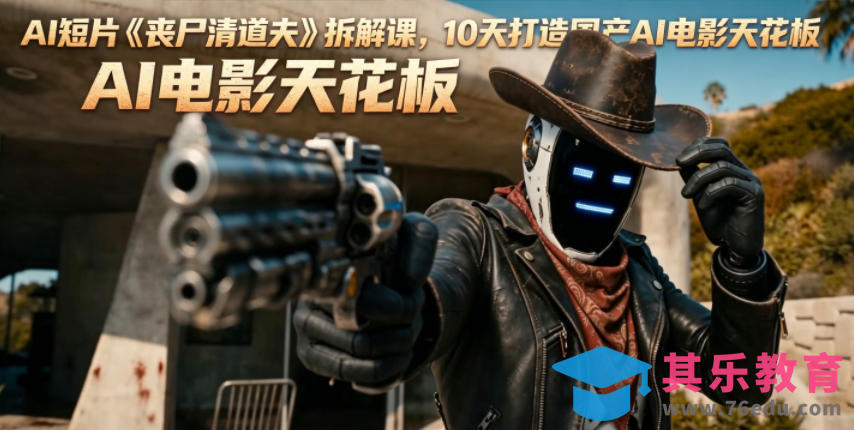 AI短片《丧尸清道夫》拆解课,10天打造国产AI电影天花板-第1张图片-我要自学网 AI短片《丧尸清道夫》拆解课,10天打造国产AI电影天花板-第1张图片-我要自学网