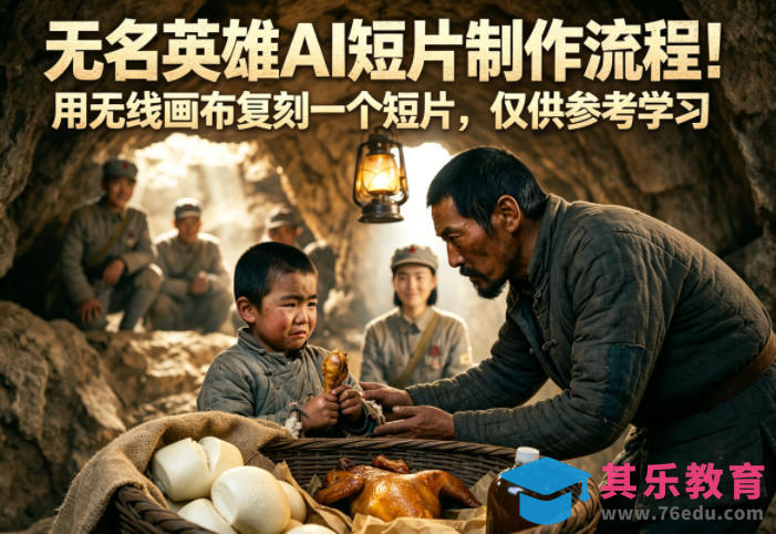 无名英雄AI短片制作流程！用无线画布复刻一个短片，仅供参考学习-第1张图片-我要自学网