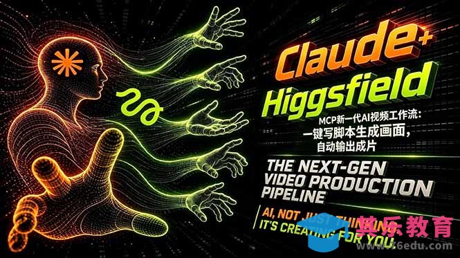 Claude+Higgsfield MCP新一代AI视频工作流：一键写脚本生成画面，自动输出成片-第1张图片-我要自学网