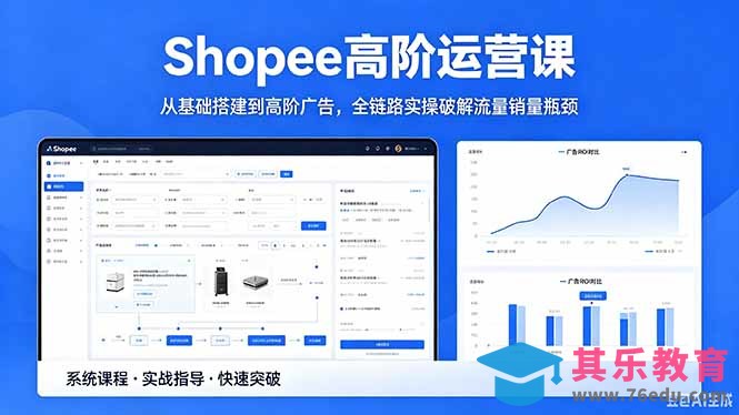 Shopee高阶运营课-2026年5月更新，从基础搭建到高阶广告，全链路实操破解流量销量瓶颈-第1张图片-我要自学网