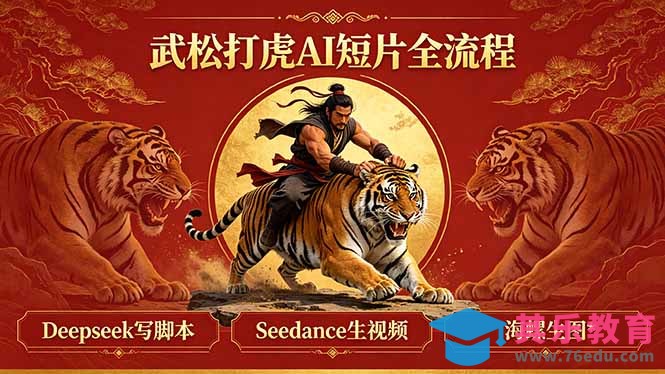 武松打虎AI短片全流程：Deepseek写脚本+Seedance生视频+海螺生图-第1张图片-我要自学网