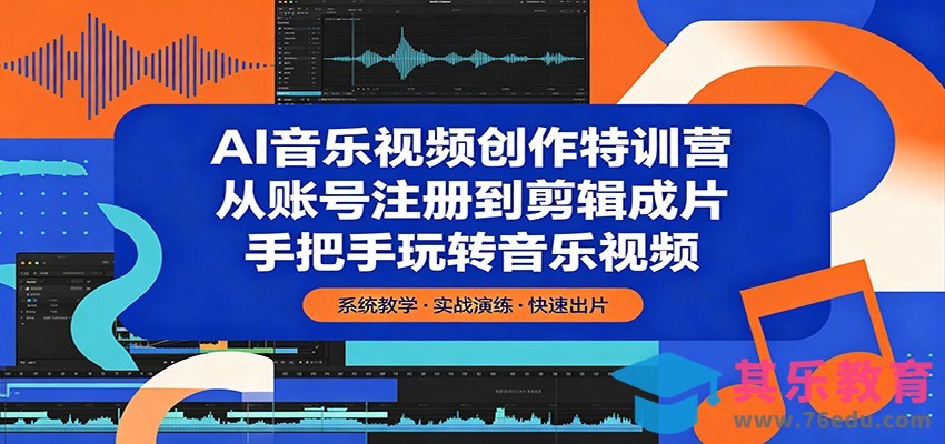 AI音乐视频创作特训营：从账号注册到剪辑成片，手把手玩转音乐视频-第1张图片-我要自学网