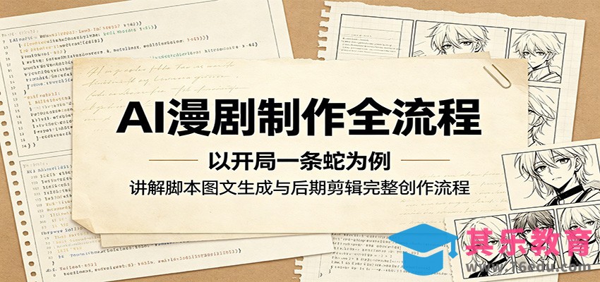 AI漫剧制作全流程：以开局一条蛇为例，讲解脚本图文生成与后期剪辑完整创作流程-第1张图片-我要自学网