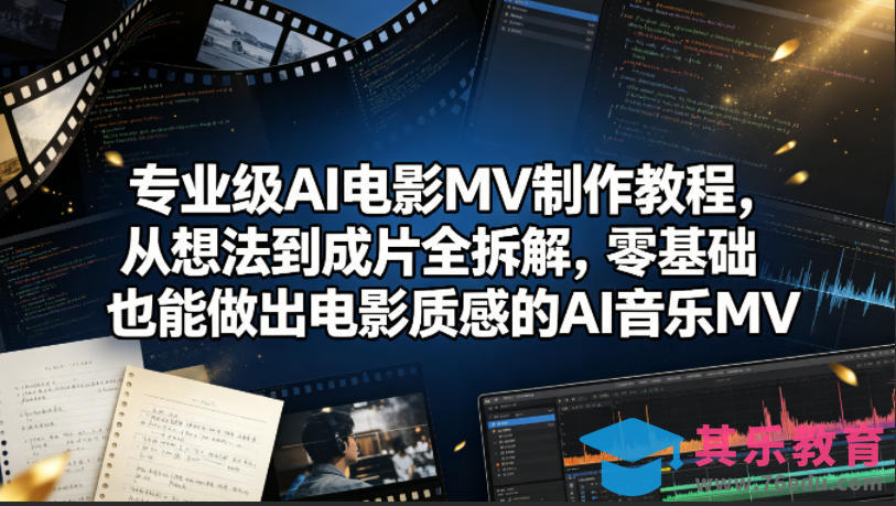 专业级AI电影MV制作教程，从想法到成片全拆解，零基础也能做出电影质感的AI音乐MV-第1张图片-我要自学网