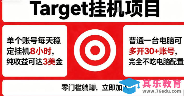 海外平台Target商品浏览曝光，24小时运行无需人工值守，日收益100美刀+电脑可多开【揭秘】-第1张图片-我要自学网