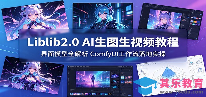 Liblib2.0 AI生图生视频教程：界面模型全解析，ComfyUI工作流落地实操-第1张图片-我要自学网