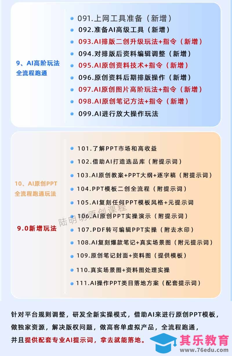 小红书虚拟项目特训班9.0，全面拥抱AI，批量产出原创PPT货源，单品/单店纯利润几万到几十W-第6张图片-我要自学网