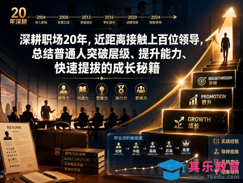 付费文章:深耕职场20年,近距离接触上百位领导,总结普通人突破层级、提升能力、快速提拔的成长秘籍(全网独家干货)-第1张图片-我要自学网 付费文章:深耕职场20年,近距离接触上百位领导,总结普通人突破层级、提升能力、快速提拔的成长秘籍(全网独家干货)-第1张图片-我要自学网