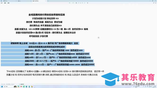 直播间没人、千川烧不动？破冷启动+控流速+追投压制，手把手教你拿量-第2张图片-我要自学网