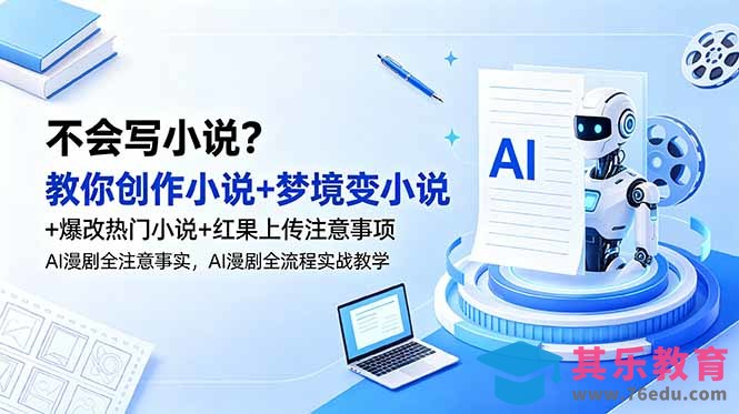 不会写小说？教你创作小说+梦境变小说+爆改热门小说+红果上传注意事项，AI漫剧全流程实战教学-第1张图片-我要自学网