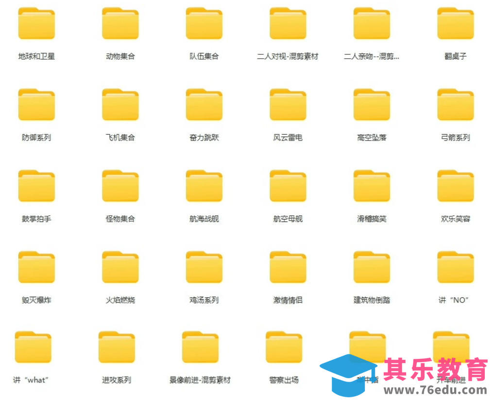 【影视剪辑素材合集】15800+高清混剪卡点｜热门影视精彩片段｜人物/城市/场景全覆盖，中文分类清晰-第2张图片-我要自学网