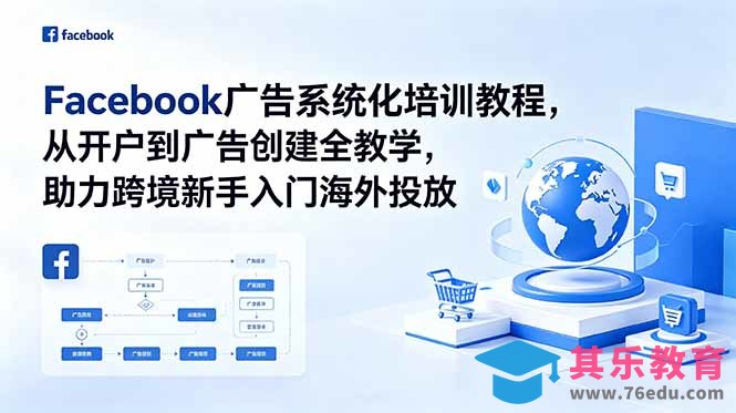 Facebook广告系统化培训教程，从开户到广告创建全教学，助力跨境新手入门海外投放-第1张图片-我要自学网