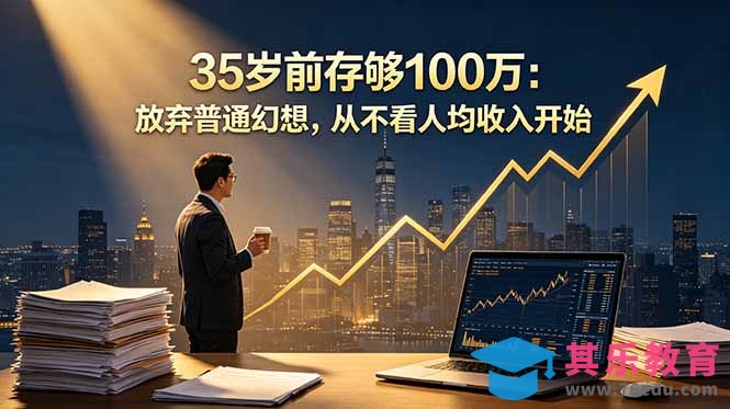 35岁前存够100万：放弃普通幻想，从不看人均收入开始-第1张图片-我要自学网