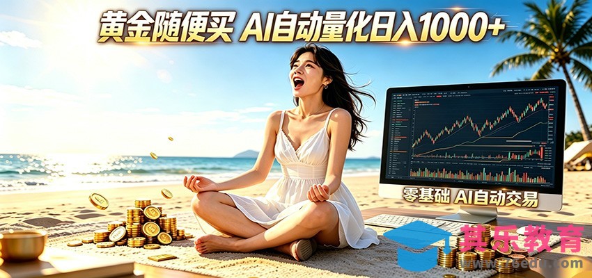 黄金随便买？AI自动外汇量化交易 在家当皇帝 日入1000+-第1张图片-我要自学网