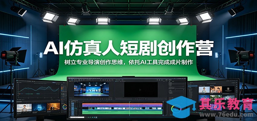 AI仿真人短剧创作营：树立专业导演创作思维，依托AI工具完成成片制作-第1张图片-我要自学网