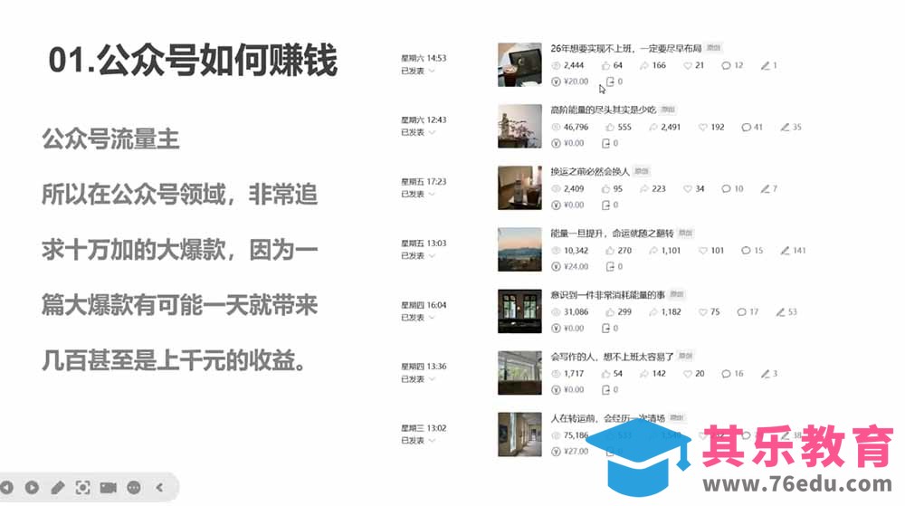 写作掘金训练营：普通人如何依靠写作养活自己？日更2000+爆款内容全拆解-第2张图片-我要自学网