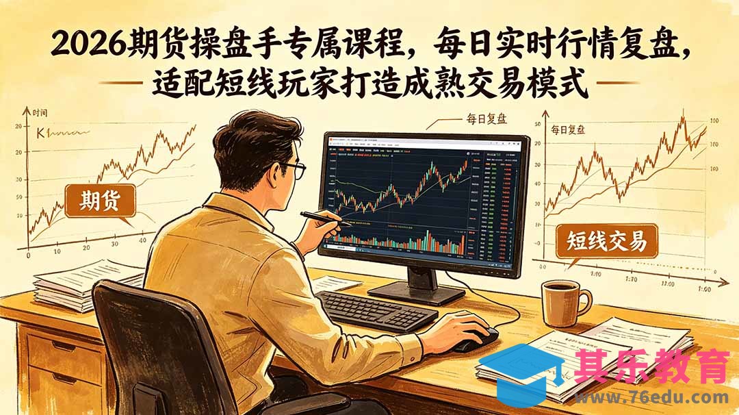 2026期货操盘手专属课程-更新6月,每日实时行情复盘,适配短线玩家打造成熟交易模式-第1张图片-我要自学网 2026期货操盘手专属课程-更新6月,每日实时行情复盘,适配短线玩家打造成熟交易模式-第1张图片-我要自学网