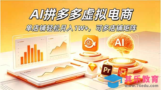 AI拼多多虚拟电商,单店铺轻松月入1W+,可多店铺矩阵-第1张图片-我要自学网 AI拼多多虚拟电商,单店铺轻松月入1W+,可多店铺矩阵-第1张图片-我要自学网
