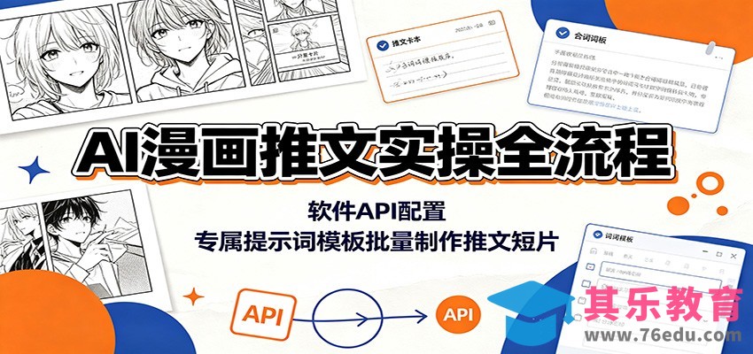 AI漫画推文实操全流程：软件API配置，专属提示词模板批量制作推文短片-第1张图片-我要自学网