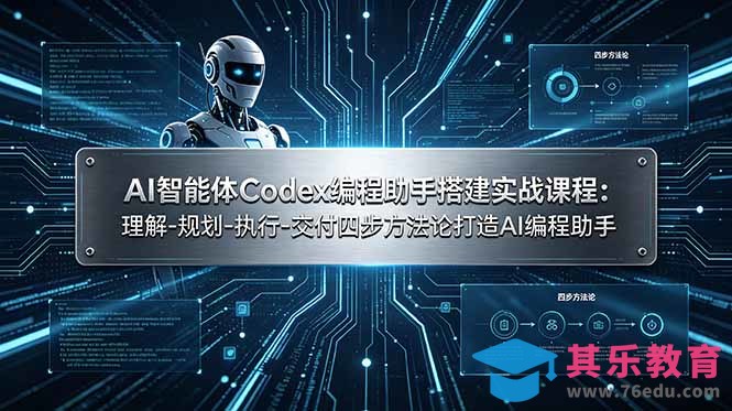 AI智能体Codex编程助手搭建实战课程：理解-规划-执行-交付四步方法论打造AI编程助手-第1张图片-我要自学网