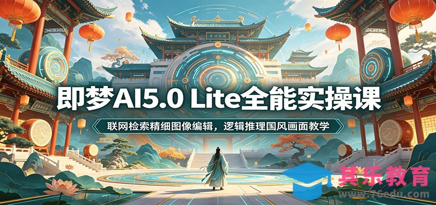 即梦AI5.0 Lite全能实操课：联网检索精细图像编辑，逻辑推理国风画面教学-第1张图片-我要自学网
